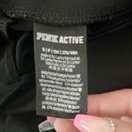 PINK - Victoria's Secret PINK Active Black High Waisted Velvet Leg Stripe Leggings Photo 8