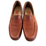 SAS Sportswear SAS Twin Loafer Women's Sz 12 N Brown Leather Tripad Comfort Soft Step Slip On Photo 2