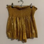 Queen of Sparkles Gold Shorts Size M Photo 0
