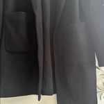Black Longline Coat Size L Photo 1