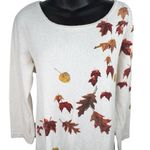 VTG 90s Fall Leaves National Wildlife Art Limited Maxi Dress Women’s Women’s XL Orange Photo 2