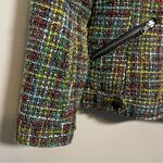 Coldwater Creek  Shaped Tweed Zip Jacket Size 8 Photo 2
