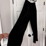 Ulla Johnson Rhett Wide Leg Velvet Trouser Noir Black Size 4 Pleated Pants Work Photo 7