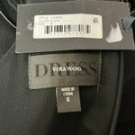 Vera Wang  Backless Cut Out A-Line Long Evening Gown Black Size 4 Formal Dress Photo 8