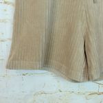 Brixton Shorts Womens XS Beige Dazed Rib Velour High Rise Drawstring Retro Photo 3