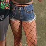 Levi's Levi’s 501 High Rise Cutoff Jeans Custom Studded Button Fly Shorts Photo 5