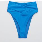 Aerie Crossover High Waisted Bikini Bottoms Photo 0