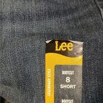 Lee Bootcut Jeans Womens 8 Short Blue Dark Wash Denim Mid Rise Western Gorpcore Photo 2