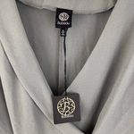 Bobeau Grey Surplice Faux Wrap Shift Dress NEW Photo 7