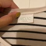 Abound  Navy and White Striped Long Sleeve Tee Photo 1