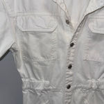 We The Free  White Denim Jumpsuit Women's Size Large Photo 5