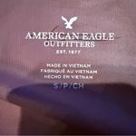 American Eagle  Pink & Purple Ombre Crushed Velvet Short‎ Sleeve Top Sz S Photo 2