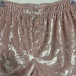Victoria's Secret  Crushed Velvet Velour Sleep Shorts Size XS Soft Pink Coquette Photo 1