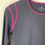 Athleta  Long Sleeve Gray Kangaroo Pocket Top Size S Photo 6