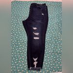 Kancan High Rise Curvy Skinny Distressed Jeans Size 24 Black Photo 5