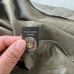 Lulu's pull me close olive green long sleeve maxi dress faux suede butto… Photo 10