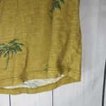 Anthropologie Pilcro Palm Tree Print Mustard T-Shirt Size S Photo 5