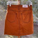 Kensie Jeans Denim Mini Skirt Color Saffron Size 2. NEW Photo 1