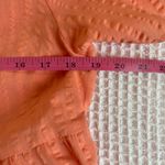 A New Day Women's peach colored Flutter Short Sleeve Tiered short dress XS NWT Photo 7