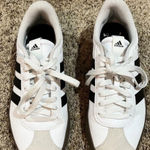 Adidas  Women’s VL Court 3.0 White & Black Stripe Sneakers Size 8.5 Photo 0