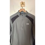 Under Armour Run HeatGear 1/4 Zip Jacket in Gray and Black size L Photo 1