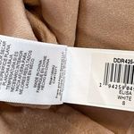 Dress the Population NEW Elisa Vine Embroidered Midi Dress White Nude Small Photo 14