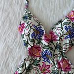 Loft NWOT Beach Floral Plunge One Piece Swimsuit Photo 3