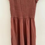 Japna  Mauve Smocked Jumpsuit Photo 2