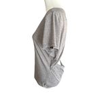 Athleta  Gray Short Sleeve Top Medium Encore Tee Photo 2