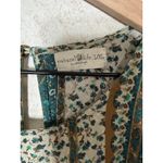 Natural Life  Maxi Dress Floral Stripe Boho Keyhole Button Back L/XL Cottage Photo 1