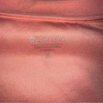 Athleta  Womens XS Orange Solid Long Sleeves V-Neck Athletic T Shirt Pullover Photo 1