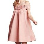 Hatch Maternity the Audrey Dress Poppy Ruffled Swing O/S Pink Size undefined Photo 0