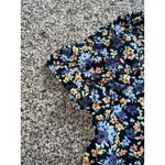 Laura Scott Laura‎ Scott Petite Floral button down short sleeve blouse size petite medium Photo 5