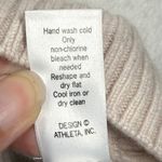 Athleta  Wool Cashmere Sweater Ribbed Knit‎ Pullover Long Sleeve Beige Size M Photo 5