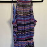 Lorena Rose sleeveless maxi dress Boho lined tie belt colorful women’s size S Multiple Photo 5