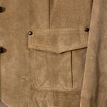 Style & Co  Petite Women Jacket excellent condition genuine leather tan color Photo 4