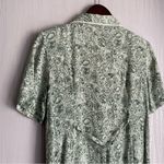 Danny & Nicole  Vintage Dress Green Cottage Core Prairie Dress Midi Length 80's Photo 8
