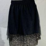 Mossimo Supply Co Mossimo A-line Black and Sequin Skirt Size X Small Photo 0