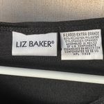 Liz Baker  Elegant Black Blouse xl Photo 1