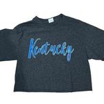 Kentucky Wildcats Grey Blue Graphic Kentucky Short Sleeve Crew Neck Size Medium Photo 0