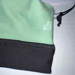 We Wore What  solid scoop bra top small green and black cross back Photo 3