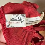 Free People Intimately  Red Lace Racerback Bralette M | Sexy Romantic Valentine Photo 5