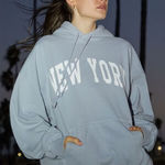 Brandy Melville  John Galt Oversized Christy New York Hoodie Photo 0