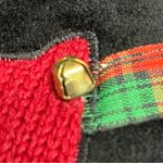 Red Scottie Dog Pattern Sweater 3x button down plaid cardigan bell Photo 7