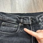 R13  High Rise Skinny Jeans in Morrison Black Size 25 Photo 5
