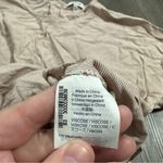 Madewell  Button-Back Tie Short Sleeve Tee in Stripe Size‎ M Photo 7