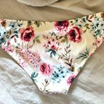 Tori Praver Swimwear  pink & white Floral Bikini Bottoms nwot small Photo 1