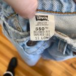 Levi's 505 vintage stonewash jeans Size 11 Long Juniors Taper Leg Photo 2