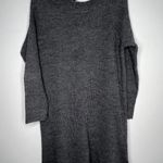 J.Crew Sweater Dress Gray Open Back Long Sleeve Acrylic Wool. Photo 2
