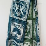 Farm Rio Contrasting Wrap Midi Skirt, Size S Photo 5